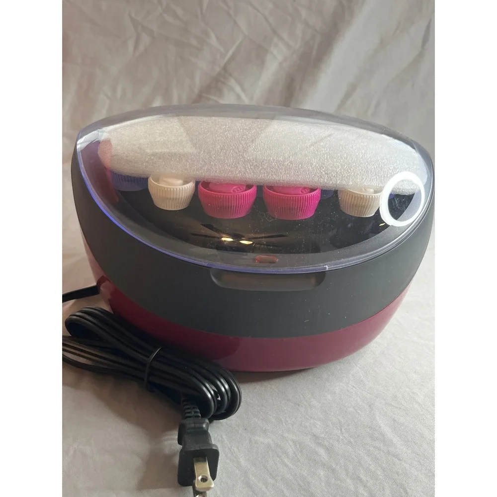Remington Hair Setter Wax Core Hot Rollers Purple 20pc Ionic Conditioning